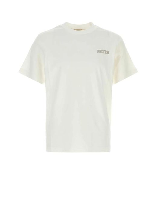 Autry White 100% Cotton T-Shirt for men