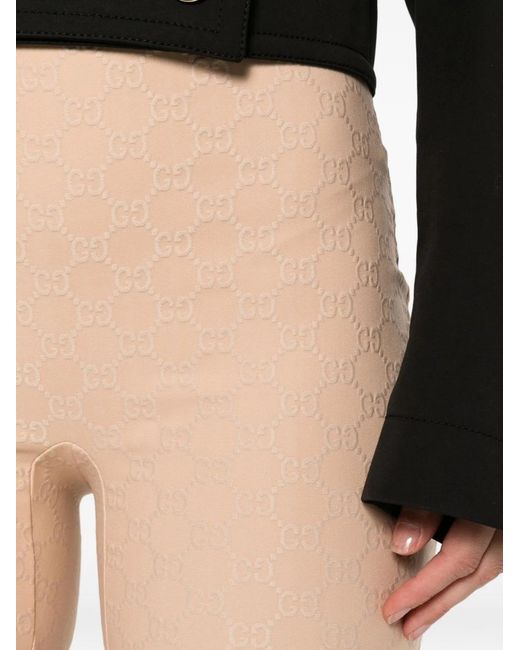 Gucci Natural Gg Jersey Shorts