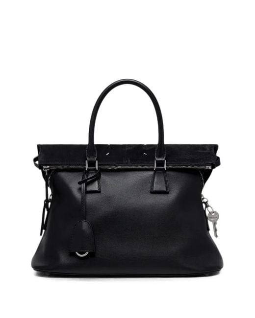 Maison Margiela Black "5Ac" Soft Medium Bag