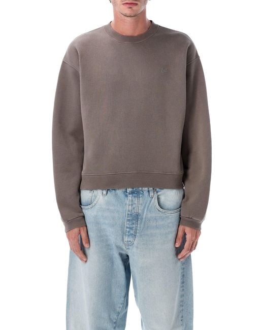 ERL Gray Script Crewneck Sweatshirt