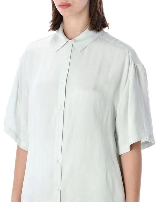 Anine Bing White Coco Shirt