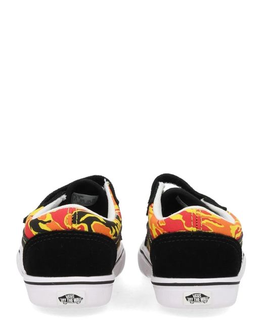 Vans Black Td Comfycush Old Skool V (Flame Camo) Blk/True Wht