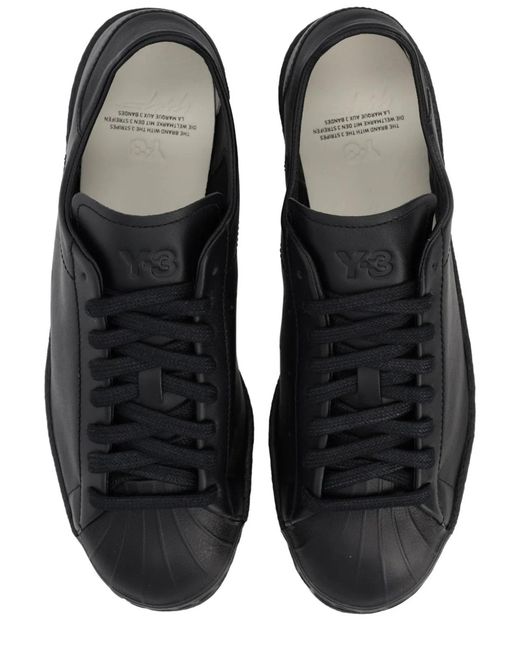 Y-3 Black 3 "Superstar" Sneaker