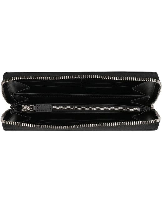 Gucci Gray Wallet With Zipper And Clip for men