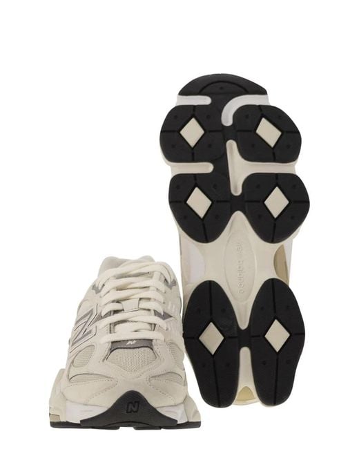 New Balance White 9060