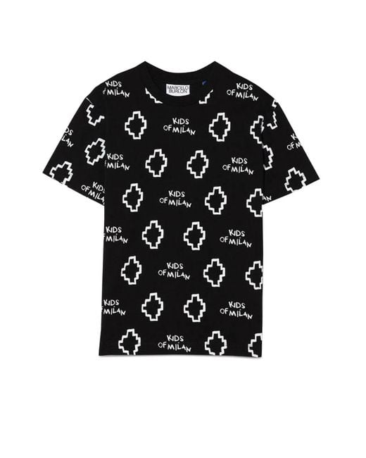 Marcelo Burlon Black Marcelo Burlon County Of Milan Wings T-Shirt S/S