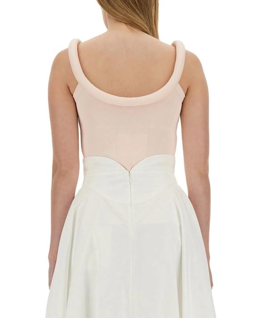 McQueen White Tops With Logo