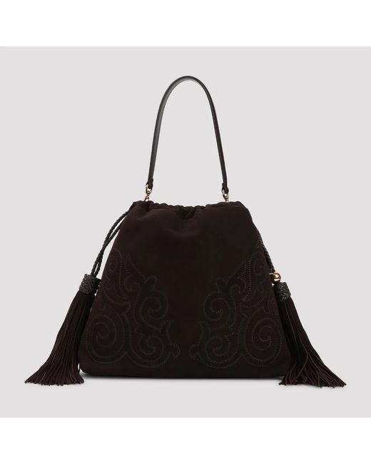 Etro Black Kalispera Medium Bag