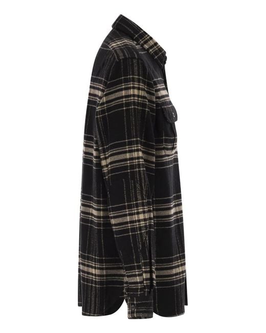 Polo Ralph Lauren Black Classic-Fit Flannel Tartan Shirt for men