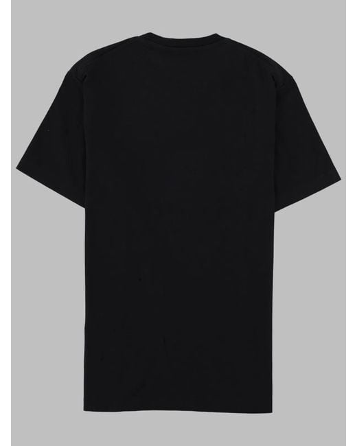 DSquared² Black T-Shirt Con Stampa E Logo for men