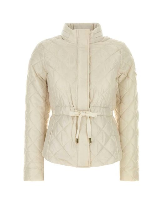 MICHAEL Michael Kors White Michael By Michael Kors Eco Belted Pckbl Puffr
