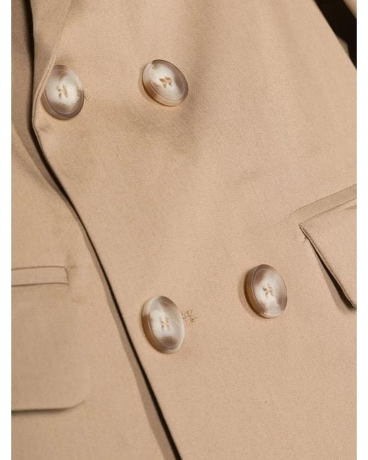 Fay Natural Double-Breasted Jacket