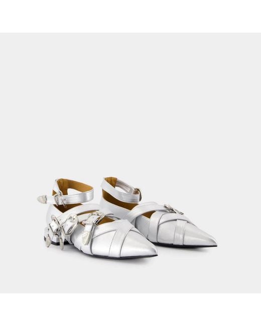 Toga White Ballerinas Aj926