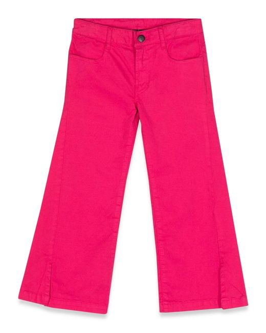DKNY Red Wide Leg Pants