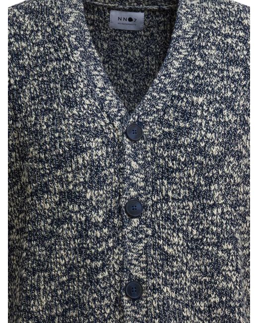 NN07 Gray Cotton Knitwear for men
