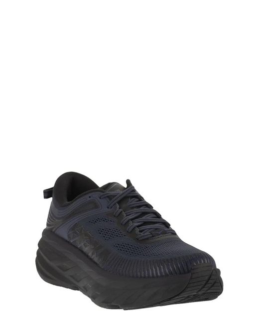 Hoka One One Black Textile Synthetic Sneakers for men