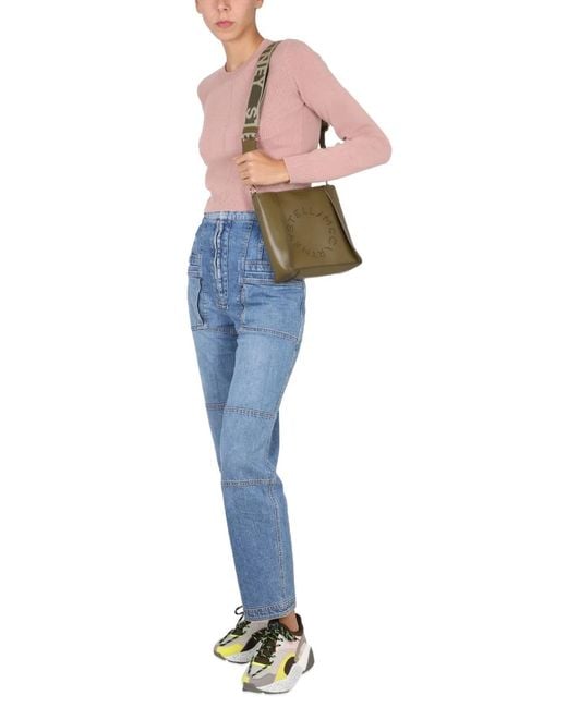 Stella McCartney Blue Wool Jersey