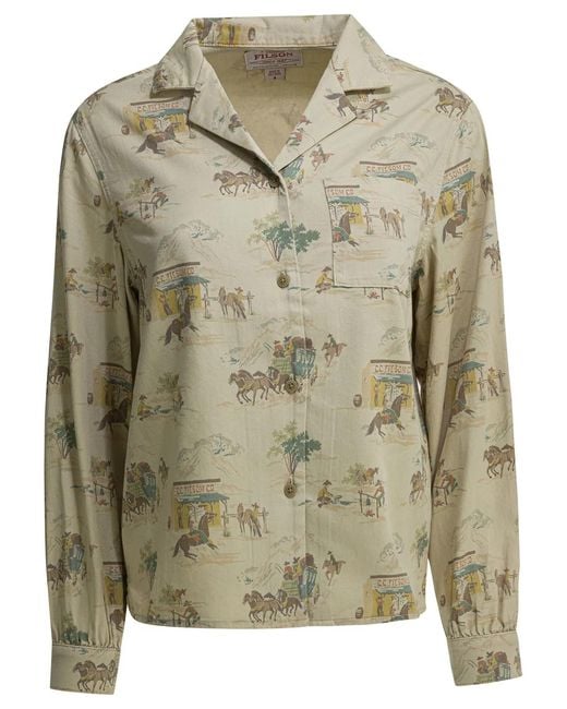 Filson Green "Twill Camp" Casual Shirt