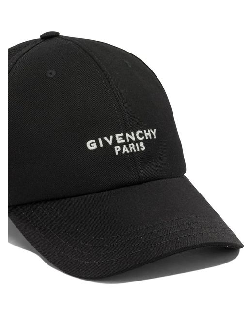 Givenchy Black Paris" Baseball Cap for men