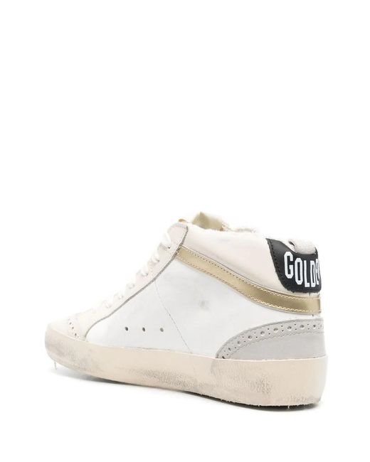 Golden Goose Deluxe Brand White Mid Star "Light/ Sneakers