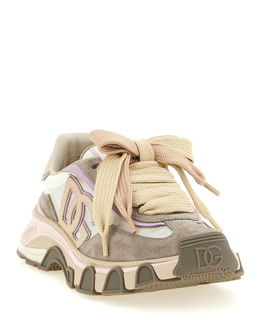 Dolce & Gabbana Natural Calfskin Athletic Sneakers