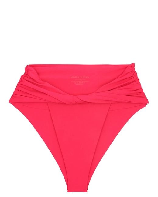 Magda Butrym Pink Twisted Bikini Briefs