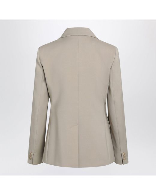 Weekend by Maxmara Gray Singlebreasted Jacket