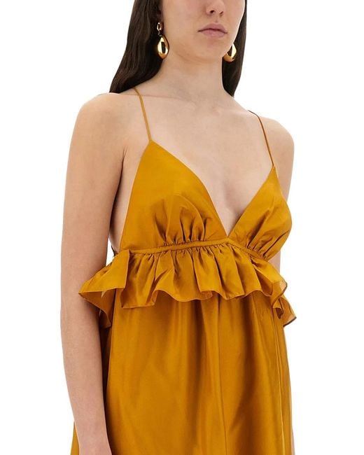Zimmermann Yellow "Rhiannon" Dress