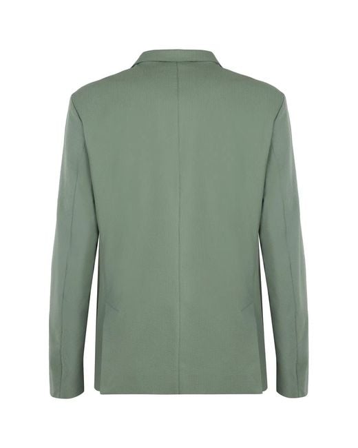 Herno Green Single-Breasted Two-Button Jacket for men