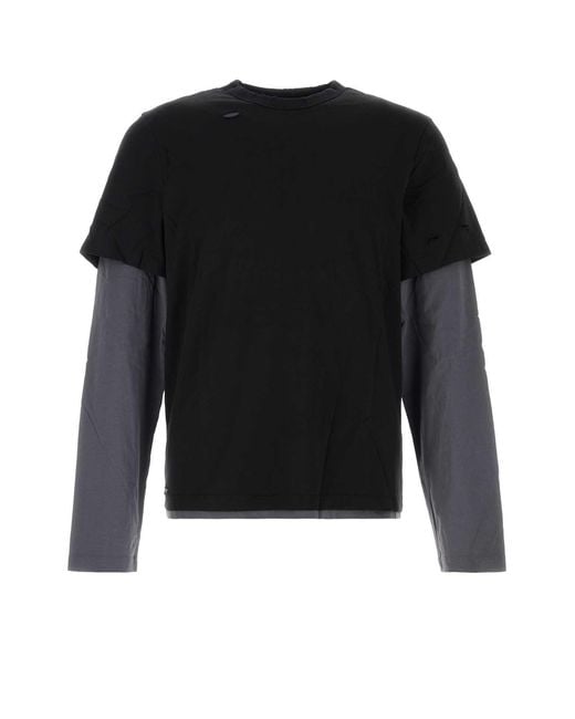 GIMAGUAS Black Ricardo 2 Layers T-Shirt for men