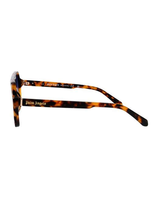 Palm Angels Blue Acetate Sunglasses