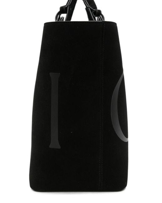 Casadei Black Leather Tote Bag