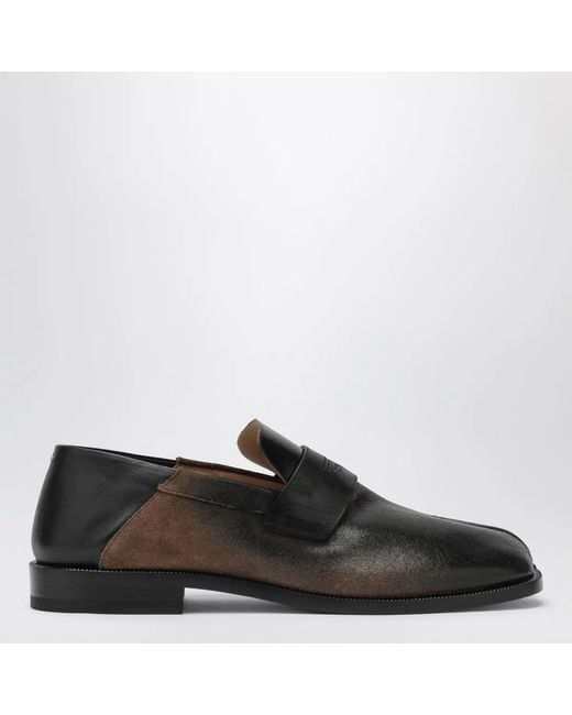 Maison Margiela Black Tabi City Loafers for men