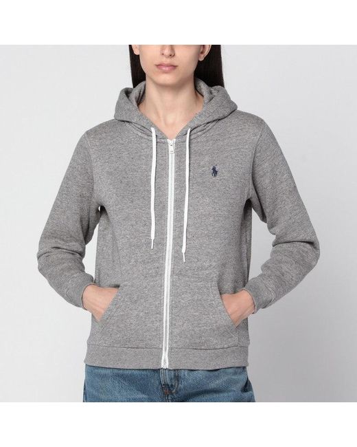 Polo Ralph Lauren Gray Zip-Up Sweatshirt