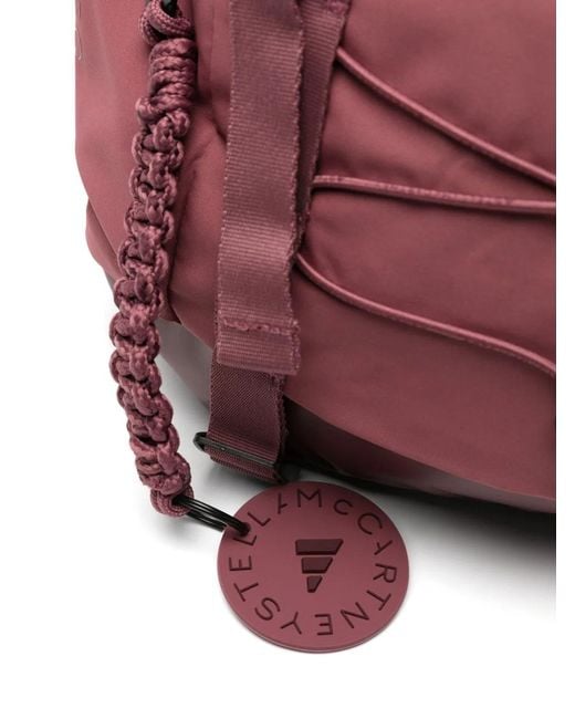 Adidas By Stella McCartney Red Adidas By Stella Mccartney Logo Backpack