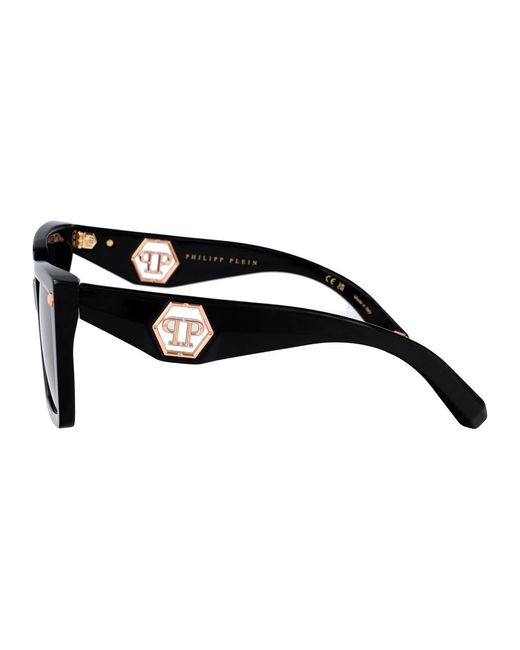 Philipp Plein Black Acetate Sunglasses