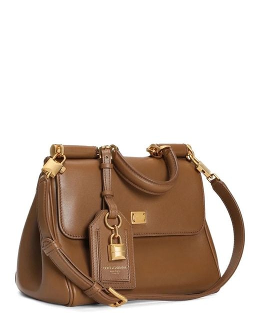 Dolce & Gabbana Brown Dolce & Gabbana My Sicily Small Handbag