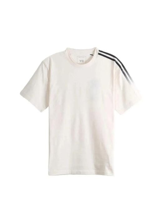 Y-3 White Grd 3S Ss Tee for men