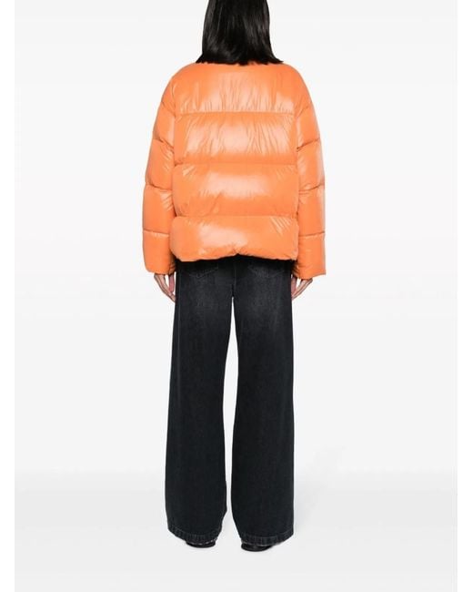 Peuterey Orange Kasha Down Jacket