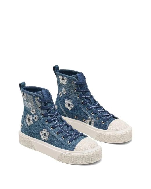 Marc Jacobs Blue The High Top Sneakers