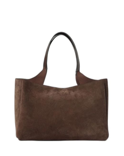 Tod's Brown Apa 2 Manici Media