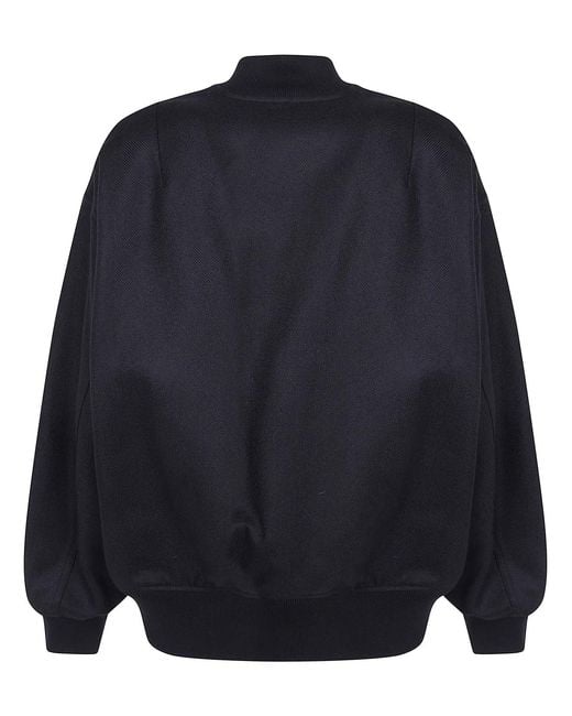 DR. HOPE Blue Maxi Bomber Jacket