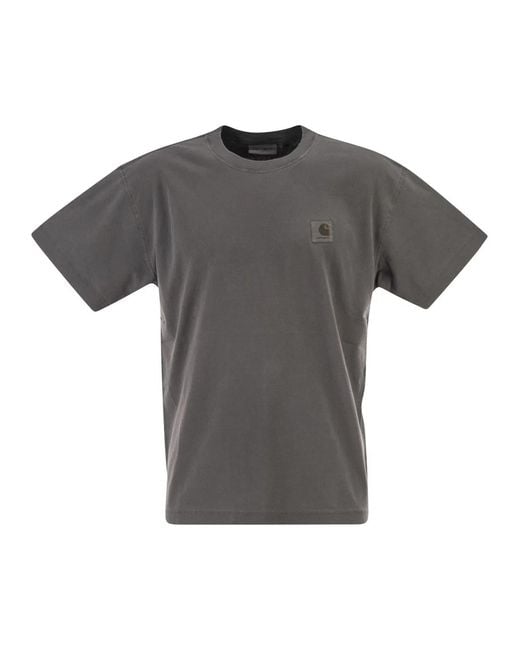 Carhartt Gray T-Shirt With Square Label