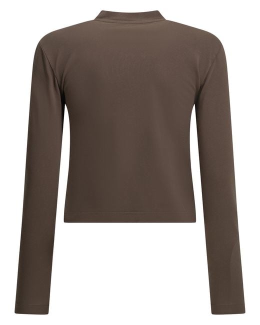 Jacquemus Brown "Gros Grain" Crew-Neck T-Shirt