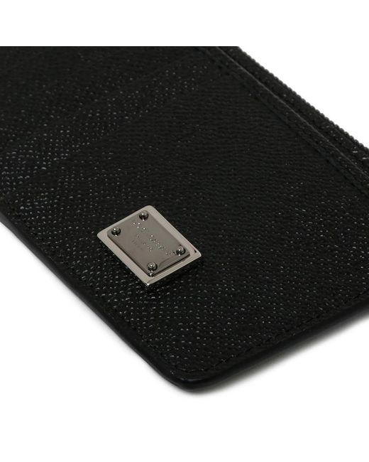 Dolce & Gabbana Black Dolce & Gabbana St. Dauphine Card Holder for men