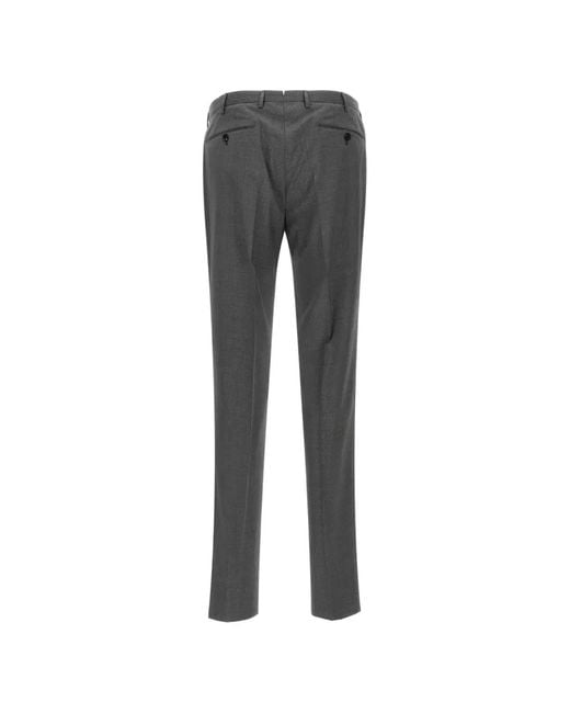 Incotex Gray Classic Chino Trousers for men