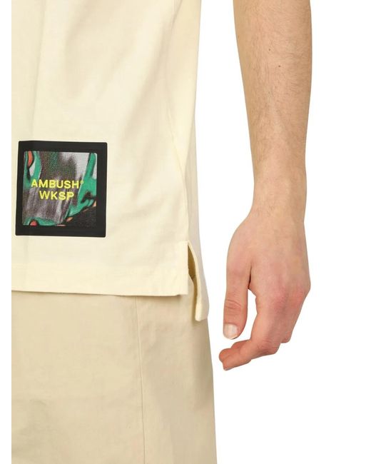 Ambush Natural Logo Patch T-Shirt for men