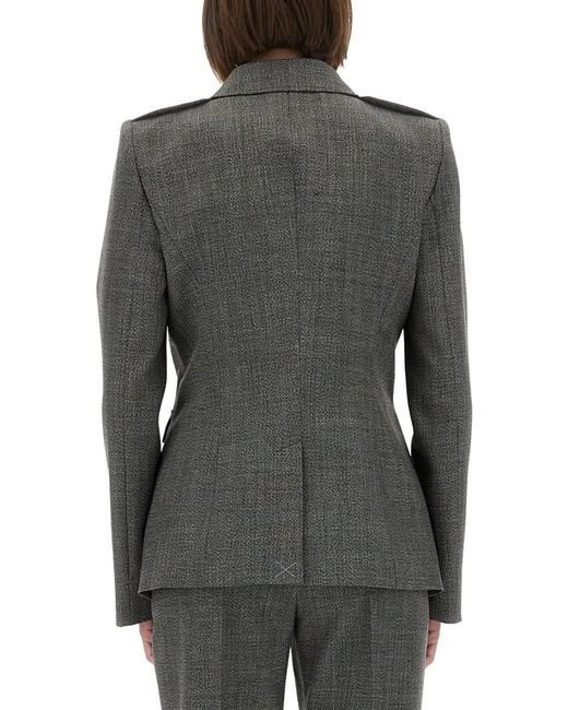 McQueen Gray Wool Jacket