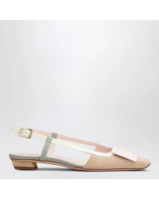 Roger Vivier Multicolor Belle Vivier Slingback Ballet Flats