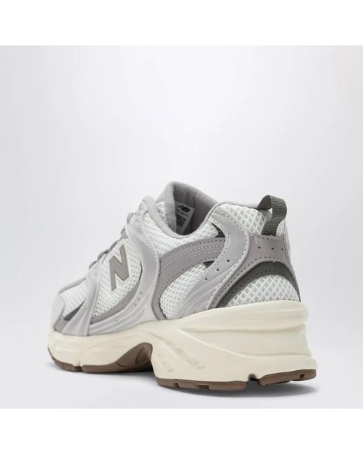 New Balance White Sneaker 530 Matter/Truffle Salt for men